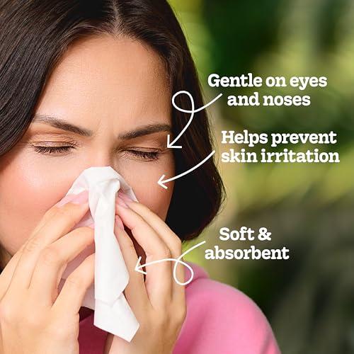 Kleenex Ultra Soft Facial Tissues, 3 Flat Boxes, 120 Tissues per Box, 3-Ply (360 Total), Packaging May Vary thumbnail 2