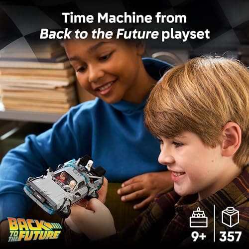 LEGO Speed Champions Time Machine from Back to the Future 77256 thumbnail 2