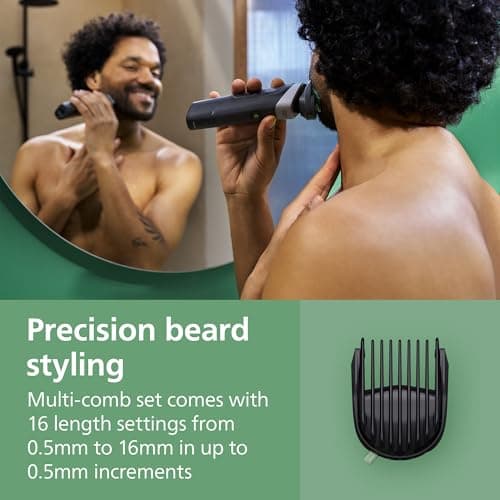 Philips Norelco All-in-One 18-Piece Trimmer 5000 Series - Shaver and Clipper for Face, Hair & Body, Self-sharpening Titanium Coated Blades, 16 Length Settings (0.5-16 mm), Wide Hai thumbnail 5