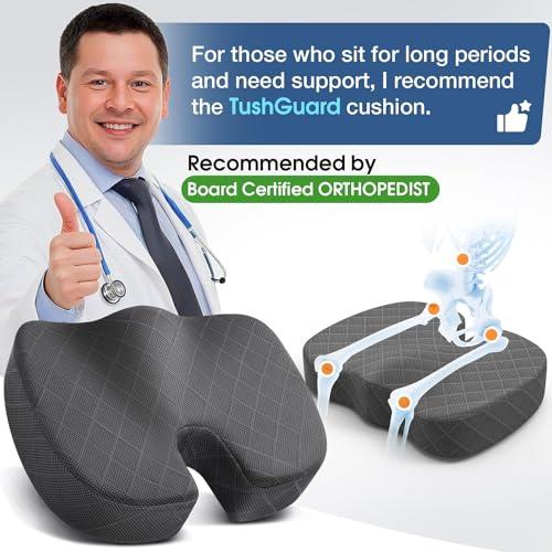 Cojín TushGuard Viscoelástico - Alivio para Ciática y Coxis