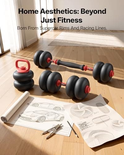 Set de Pesas Ajustables 5 en 1 MERACH, 8–45 LBS