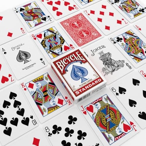 Bicycle Standard Rider Back Playing Cards, Poker Size, 12 Pack, Classic Decks of Cards for Poker, Blackjack, Casino Games & Family Game Night thumbnail 6