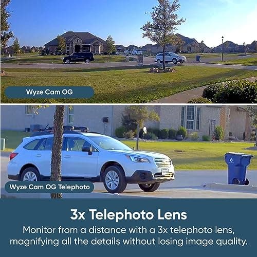 Wyze Cam OG Indoor/Outdoor 1080p Wi-Fi Smart Home Security Camera with Color Night Vision, Built-in Spotlight, Motion Detection, 2-Way Audio, Compatible with Alexa & Google, White, thumbnail 7