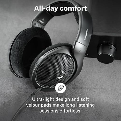 Sennheiser HD 560S Open-Back Over-Ear Wired Headphones – Neutral, Natural Sound for Music, Gaming, and Content Creation, Black thumbnail 7