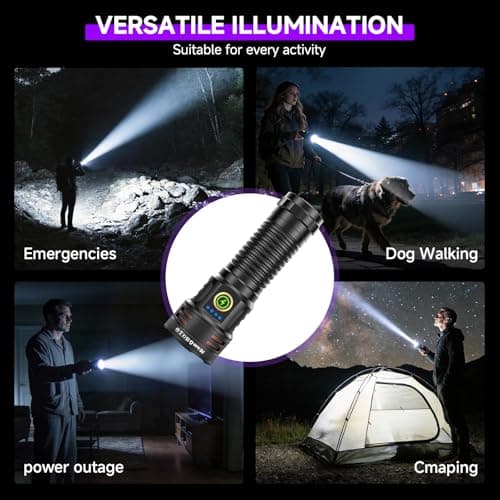Miniatura de Linterna UV iToncs 365nm Luz Negra y Blanca 30W 6