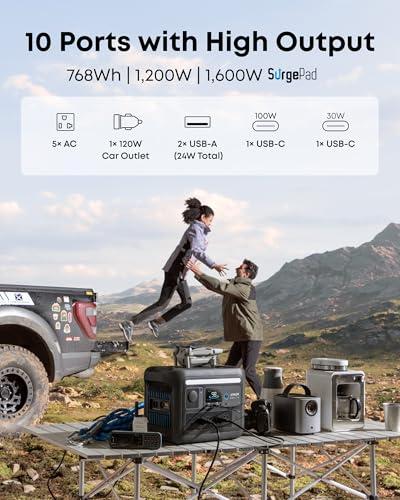 Miniatura de Anker SOLIX C800X: Estación de Energía Portátil con Panel Solar de 100W 6