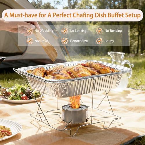 Whaleme 40 Pack Aluminum Foil Pans 9x13 - Disposable Half Size Deep Steam Table Tin Foil Pans for Oven Baking Cake, Roasting Turkey, Food Prepping, Storing, Freezing, Chafing thumbnail 7