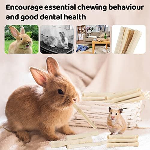 Sukh Sweet Bamboo Chew-Sticks - Natural Rabbit Bamboo Sticks Small Animal Chew Toy