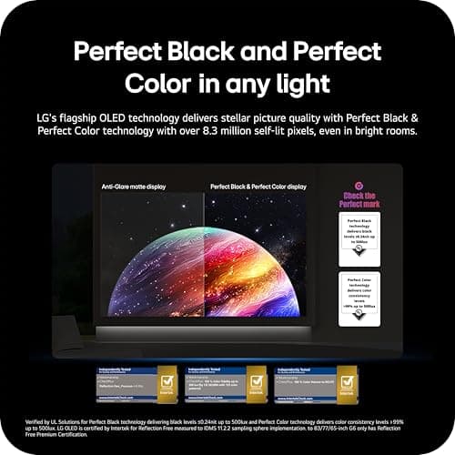LG 65-Inch Class OLED evo AI 4K C6 Series Smart TV w/Dolby Atmos, Dolby Vision, HDR10, AI Super Upscaling 4K, Filmmaker Mode, Wow Orchestra, Compatible with Alexa (OLED65C6PUA, 202