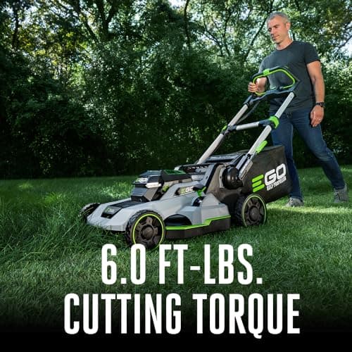 EGO Power+ Electric Lawn Mower, Self-Propelled Cordless with Touch Drive, Includes (2) 56V 4.0Ah Batteries and Rapid Charger – LM2122SP-2 thumbnail 4