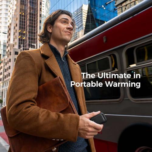 Miniatura de Calentadores de Manos Magnéticos Recargables OCOOPA (2-Pack) - 5000mAh, Estilo Tarjeta, Cert. UL 5