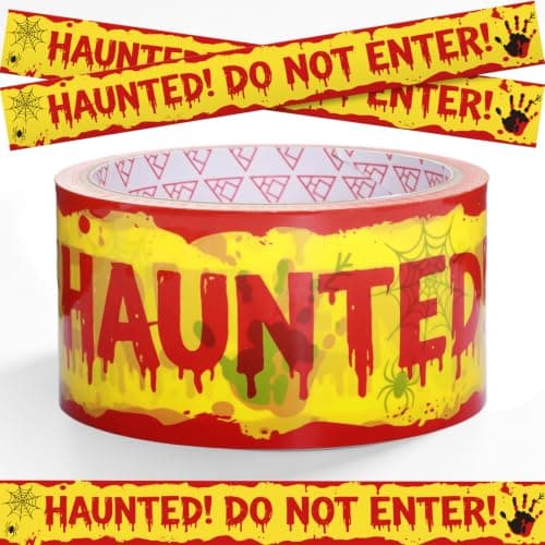 Cinta Adhesiva de Precaución para Halloween