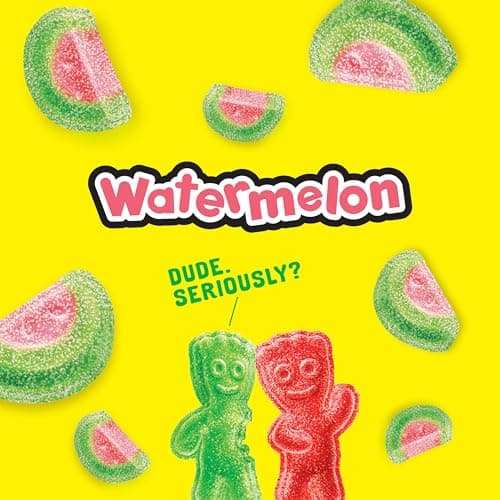 (S&S) SOUR PATCH KIDS Watermelon Soft & Chewy Gummy Candy, Family Size, 1.8 lb thumbnail 4