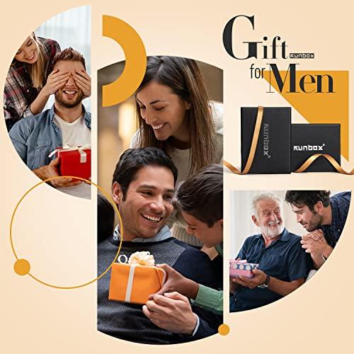 Miniatura de Cartera RUNBOX de Piel Delgada RFID para Hombre 7