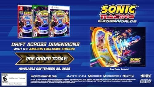 Sonic Racing: CrossWorlds Edición Exclusiva de Amazon - PlayStation 5