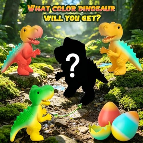 Dinosaur Hatching Surprise Eggs - 6 Pack Dinosaur Toys for Kids 3-5 5-7 6-8 thumbnail 7