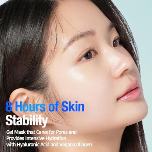 GOODAL Heartleaf Hyaluron Gel Mask, Cooling, Soothing, Sheet Mask with Hyaluronic Acid & Vegan Collagen, Overnight Hydrating Gel Essence for Pore & Skin Barrier Care [5EA] thumbnail 7