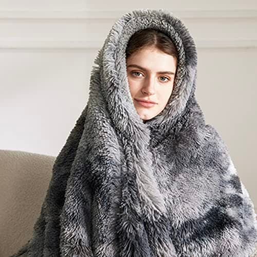 Bedsure GentleSoft Fluffy Fuzzy Faux Fur Throw Blanket for Couch, Soft Sherpa Fleece Cozy Gifts for Women, Plush Bed Blanket Room Decor for Men, Thick Warm Teen Gifts Winter Beddin thumbnail 8