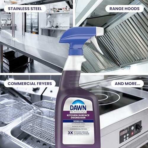 Miniatura de P&G Professional DAWN Kitchen Surface Degreaser - 32 Oz (Case of 6) - For Removing Tough Grease Found in Commercial Kitchens & Food Service (Packaging May Vary) 7