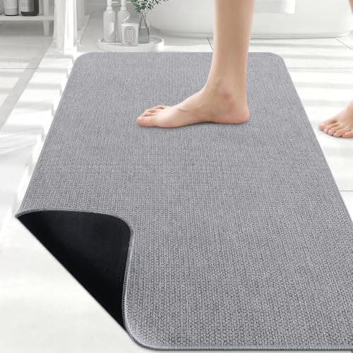 Tapete de Baño Ultra Delgado Smiry 30x20 Antideslizante y Lavable