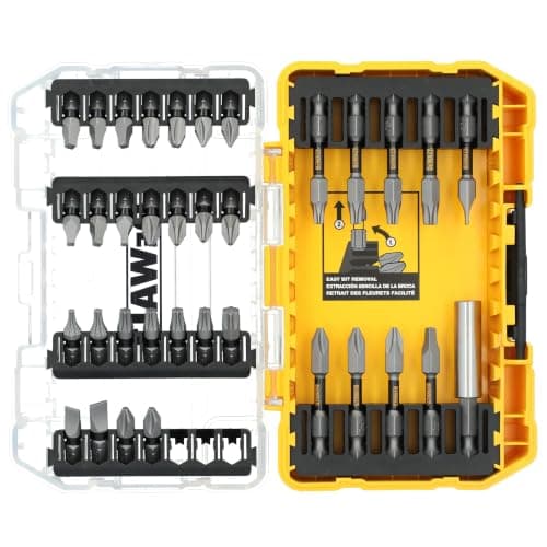 DEWALT Screwdriver Bit Set, 35 Pc, Steel, TOUGHGRIP (DWAF35SETBTG)