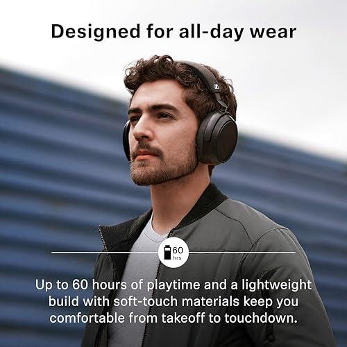 Sennheiser MOMENTUM 4 Wireless Noise Cancelling Headphones - Bluetooth Headset for Crystal-Clear Calls, Adaptive Noise Cancellation, Over-Ear Headphones, 60h Battery Life, Folding  thumbnail 4