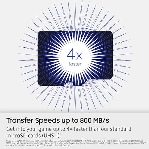 Miniatura de Samsung P9 Express microSDXC 256GB (800 MB/s) para Nintendo Switch 2 5