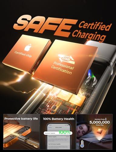 Miniatura de Paquete de 5 Cables LISEN USB-C a USB-C 60W de Carga Rápida 7