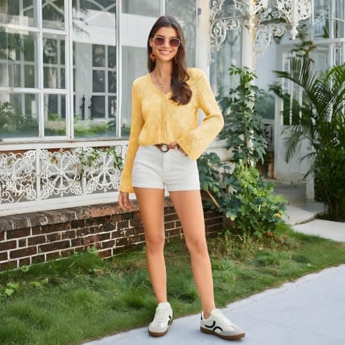 Miniatura de Tenis ZeroRun Retro para Mujer: Estilo Casual, Antideslizantes y Comodidad Total (Blancos) 9