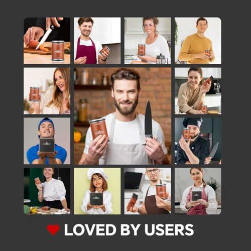 Miniatura de Afilador de Cuchillos Premium Rodante Multivolumen con Cabezal Extra 6