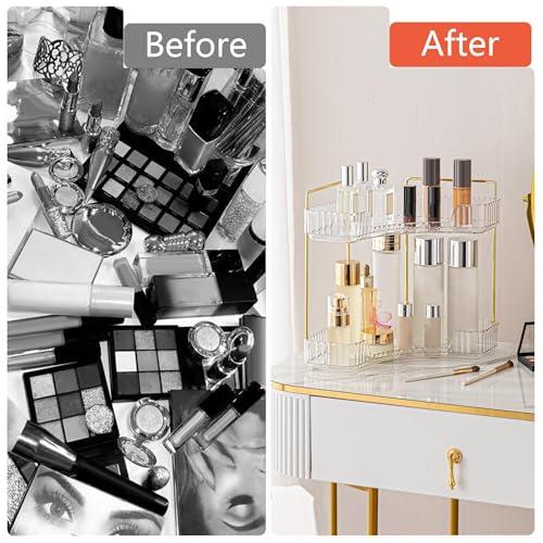 Organizador Esquinero de Baño Weidace de 2 Niveles, Blanco