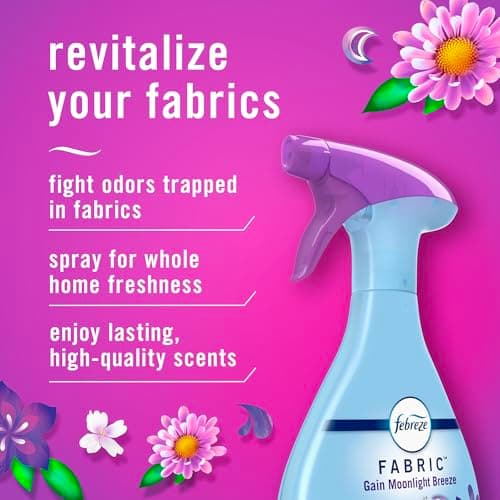 Febreze Spray para Telas Gain Moonlight Breeze: ¡Elimina Olores y Refresca!