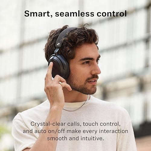 Sennheiser MOMENTUM 4 Wireless Noise Cancelling Headphones - Bluetooth Headset for Crystal-Clear Calls, Adaptive Noise Cancellation, Over-Ear Headphones, 60h Battery Life, Folding  thumbnail 7