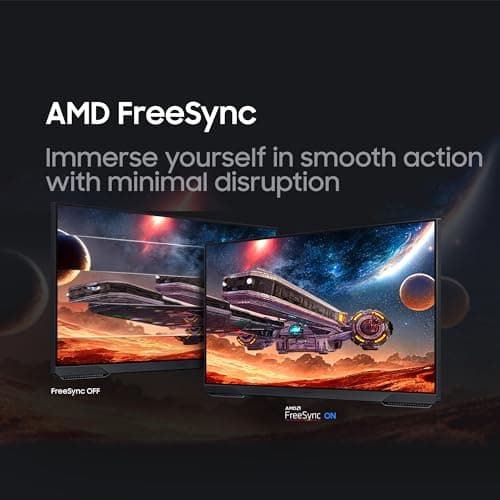 Samsung 27" Odyssey G5 (G51F) Gaming Monitor - QHD (1440P), 180Hz, 1ms, AMD FreeSync, HDR10, Height Adjustable Stand, Black Equalizer, Virtual Aim Point, Auto Source Switch+, LS27F thumbnail 4