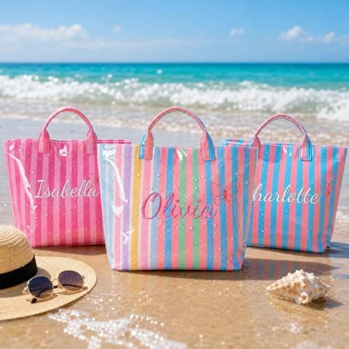 Bolsa Tote KEQHAULI Impermeable Bordada Personalizada para Mujer: Regalo Ideal
