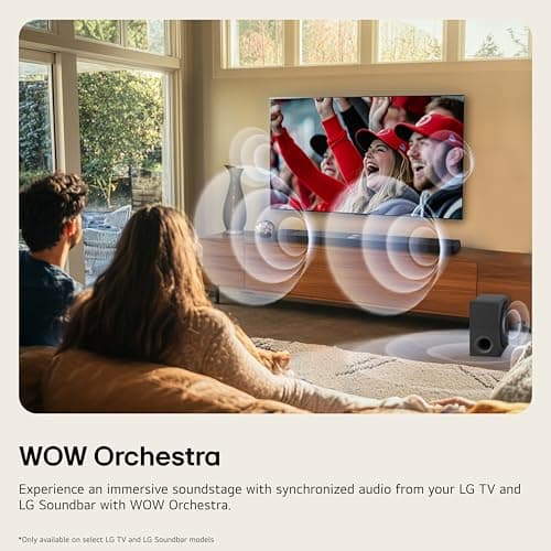 LG S60T 3.1 ch. Soundbar with Wireless Subwoofer, Dolby Audio, TV Synergy, Wow Interface, AI Sound Pro thumbnail 4