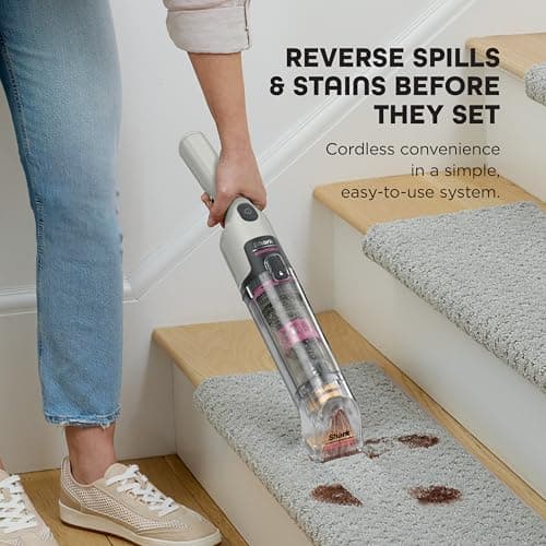 Shark StainForce Cordless Stain, Odor & Urine Remover, 1 Tool, HX095BRN