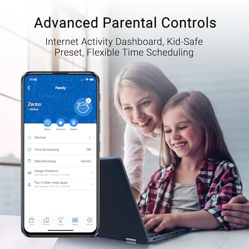 ASUS RT-BE59 WiFi 7 Router - Dual-Band, 5 Gbps, 2.5G, Mesh + VPN Compatible thumbnail 7