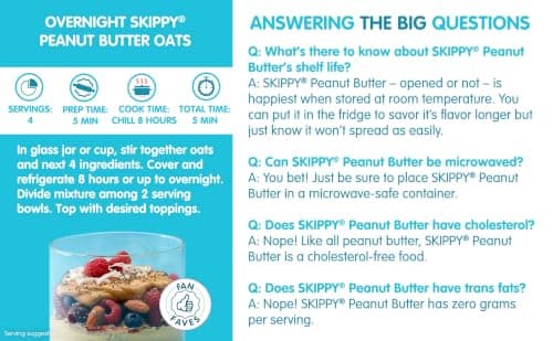 (S&S) SKIPPY Creamy Peanut Butter, Plant Based Protein, 16.3oz x8 thumbnail 8