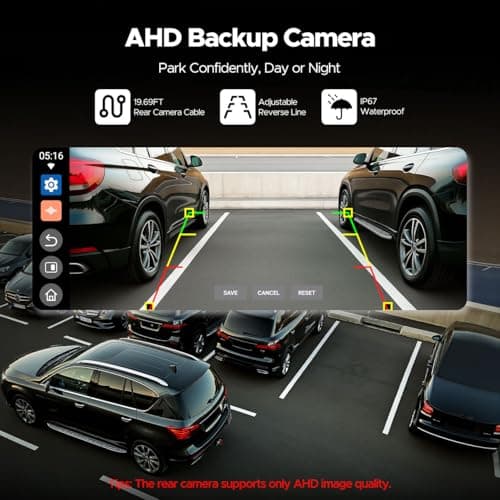 Pantalla Volam 11'' Inalámbrica: CarPlay, Android Auto, Netflix y Cámara