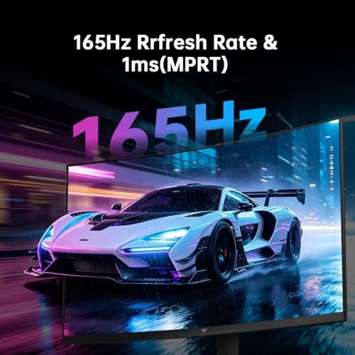 KTC 32 Inch Curved Gaming Monitor, FHD 1080P 165Hz PC Monitor, 1500R, 122% sRGB with HDR, FreeSync Premium, HDMI 2.0x2, DisplayPort 1.4, VESA Compatible, Tilt Adjustable, Eye Care, thumbnail 2