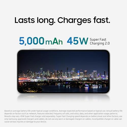 Samsung Galaxy A56 5G Cell Phone, 128GB AI Smartphone, Unlocked Android, AI Photo Edits, Large Screen, Long Battery Life, 2025, US 1 Yr Manufacturer Warranty, Awesome Graphite thumbnail 8