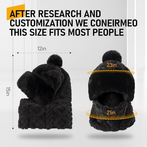 Balaclava Ski Mask for Women Men, Winter Fleece Wind-Resistant Warm Face Cover and Neck Warmer for Cycling Motorcycle Skiing Light Brown