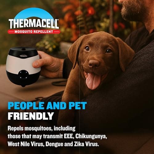 Miniatura de Thermacell E-ZoneGuard Glow: Repelente de Mosquitos y Lámpara LED, 9 Horas 4