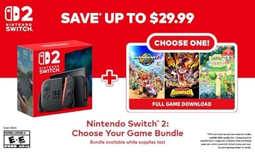 Nintendo Switch™ 2: Choose Your Game Bundle