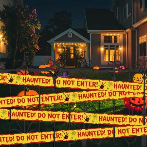 Miniatura de Cinta Adhesiva de Precaución para Halloween 6