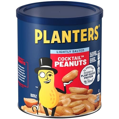 PLANTERS Lightly Salted Peanuts, Plant Based Protein Snacks, 16 Oz (1 Ct) thumbnail 5