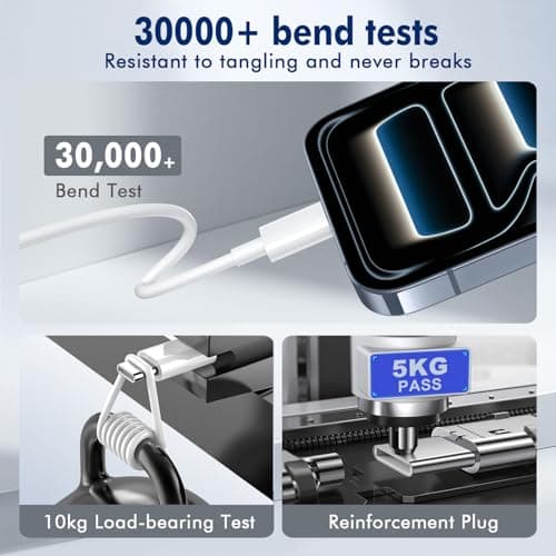 Miniatura de Cable USB C a USB C APFEN (1.8m, 2 Pzs), Carga Rápida Tipo-C 60W 4
