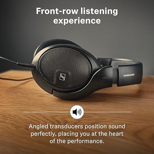 Sennheiser HD 560S Open-Back Over-Ear Wired Headphones – Neutral, Natural Sound for Music, Gaming, and Content Creation, Black thumbnail 5