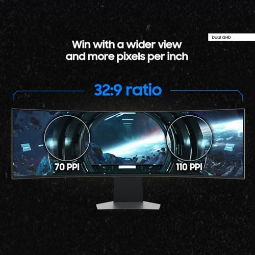 Miniatura de Monitor Gaming Curvo Samsung Odyssey G9 QD-OLED de 49" (G95SD), G-Sync, Dual QHD, 240Hz 3
